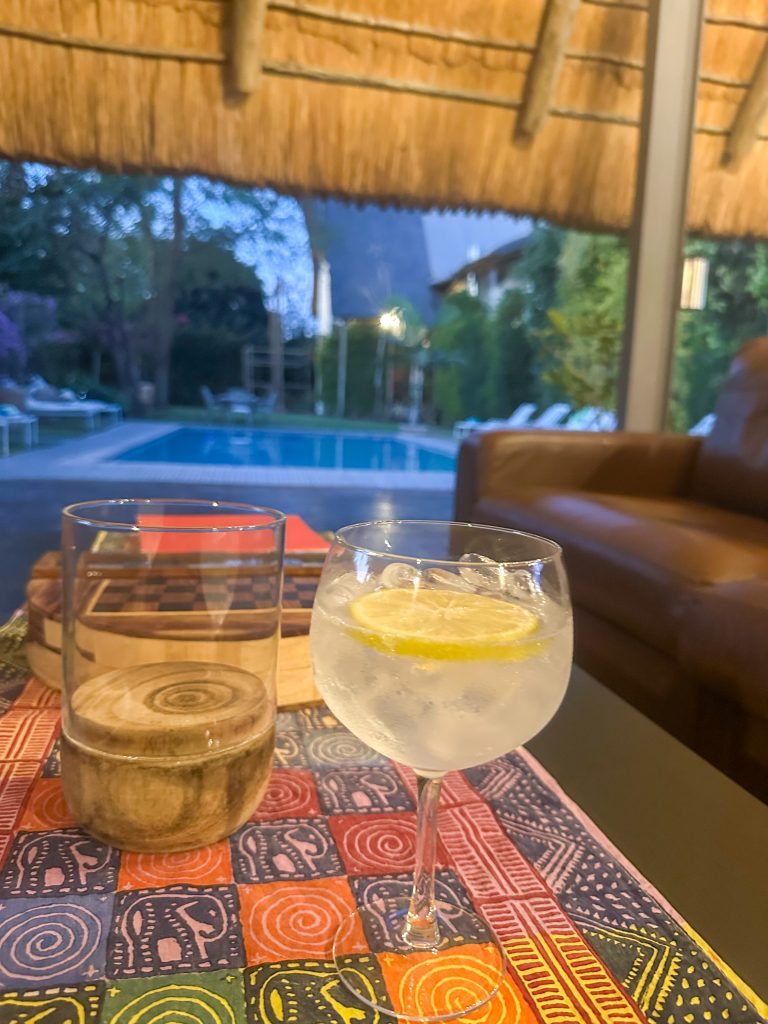 cocktail-sunbirds lodge chobe-pool bar