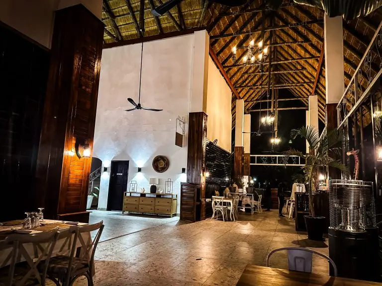 Rudy's new restaurant at Sunbirds Lodge Chobe